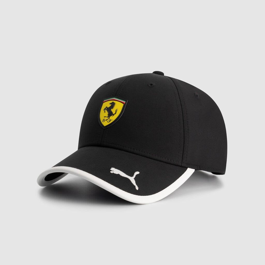 Scuderia Ferrari F1 Kids Puma Classic Hat - Youth Dark Cherry/Puma Black Hats Scuderia Ferrari Black 