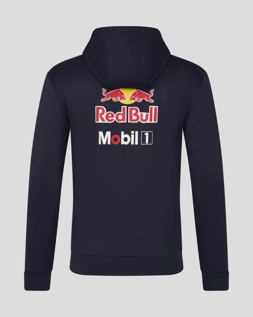 Red Bull Racing F1 2026 Team Full Zip Hooded Sweatshirt- Blue/Navy