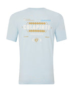 Alpine Racing F1 Franco Colapinto Relaxed Fit T-Shirt- White/Blue Ice T-shirts Alpine XS Blue 