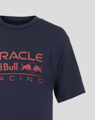 Red Bull Racing F1 Kids Relaxed Fit Large Front Logo T-shirt - Youth Navy T-shirts Red Bull Racing 