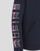 Alpine Racing F1 Sleeve Graphic Relaxed Fit Pullover Hoodie - Navy Hoodies Alpine 