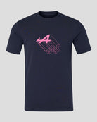 Alpine Racing F1 'A' Graphic Relaxed Fit T-Shirt - Navy T-shirts Alpine 