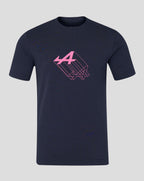 Alpine Racing F1 'A' Graphic Relaxed Fit T-Shirt - Navy T-shirts Alpine 