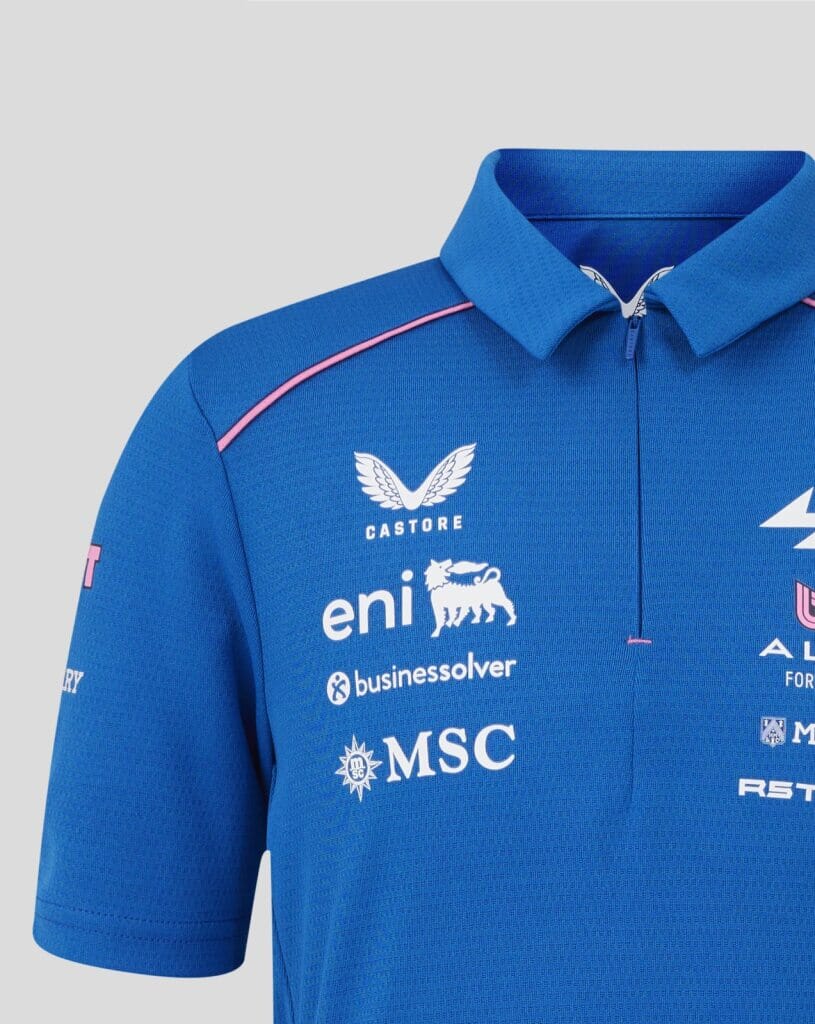 Alpine Racing F1 2026 Kids Team Polo Shirt - Youth Lapis Blue Polos Alpine 