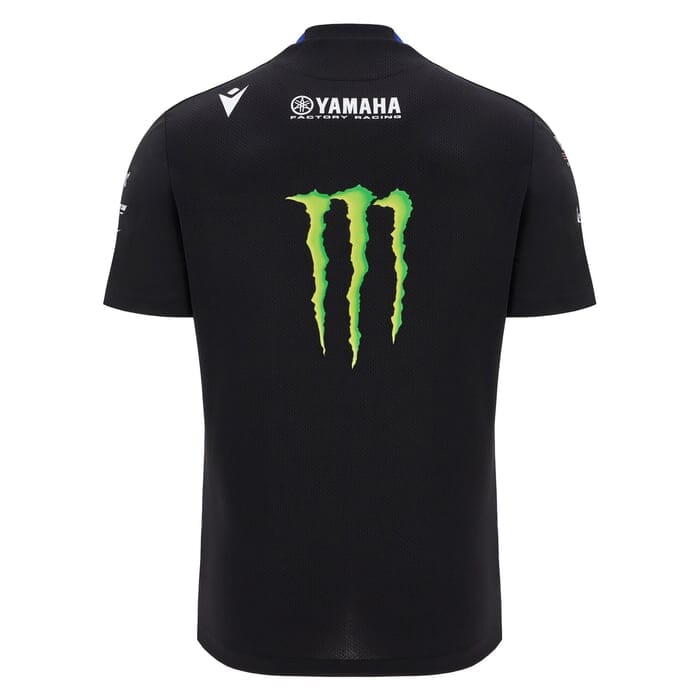 Monster Energy Yamaha 2025 Men's Team Replica T-Shirt - Black T-shirts Yamaha Racing 
