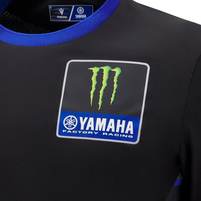 Monster Energy Yamaha 2025 Men's Team Replica T-Shirt - Black T-shirts Yamaha Racing 