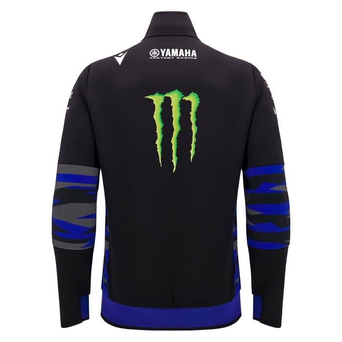 monster motocross gear Monster Energy Yamaha 2025 Men's Team Replica Full Zip Sweatshirt
