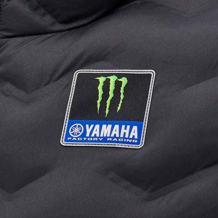 Monster Energy Yamaha Men's Travel Padded Bomber Jacket - Black Jackets Yamaha Racing 