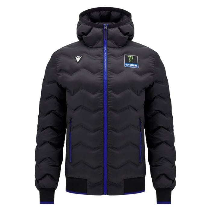Monster Energy Yamaha Men's Travel Padded Bomber Jacket - Black Jackets Yamaha Racing 