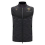 Automobili Lamborghini Squadra Corse 2026 Men's Padded Vest - Black Vest Automobili Lamborghini 