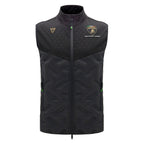 Automobili Lamborghini Squadra Corse 2026 Men's Padded Vest - Black Vest Automobili Lamborghini 