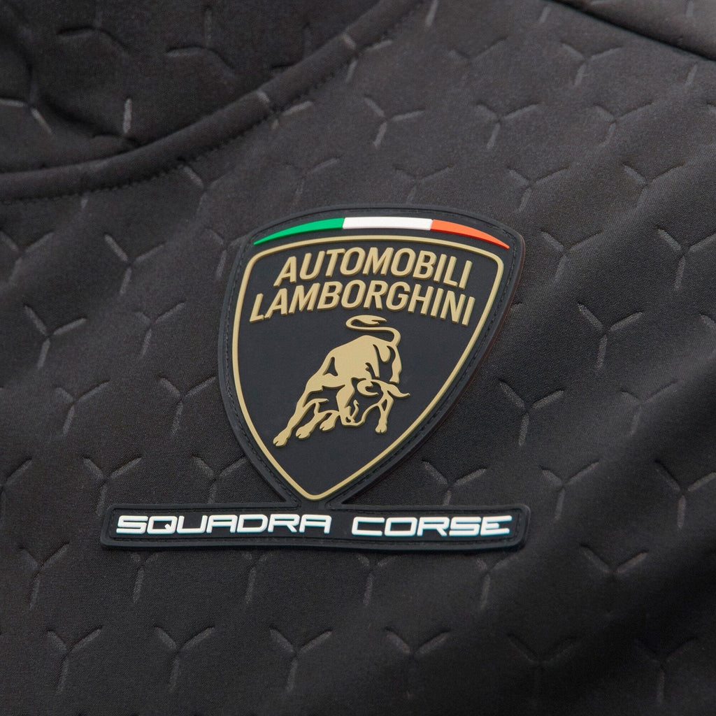 Automobili Lamborghini Squadra Corse 2026 Men's Padded Vest - Black Vest Automobili Lamborghini 