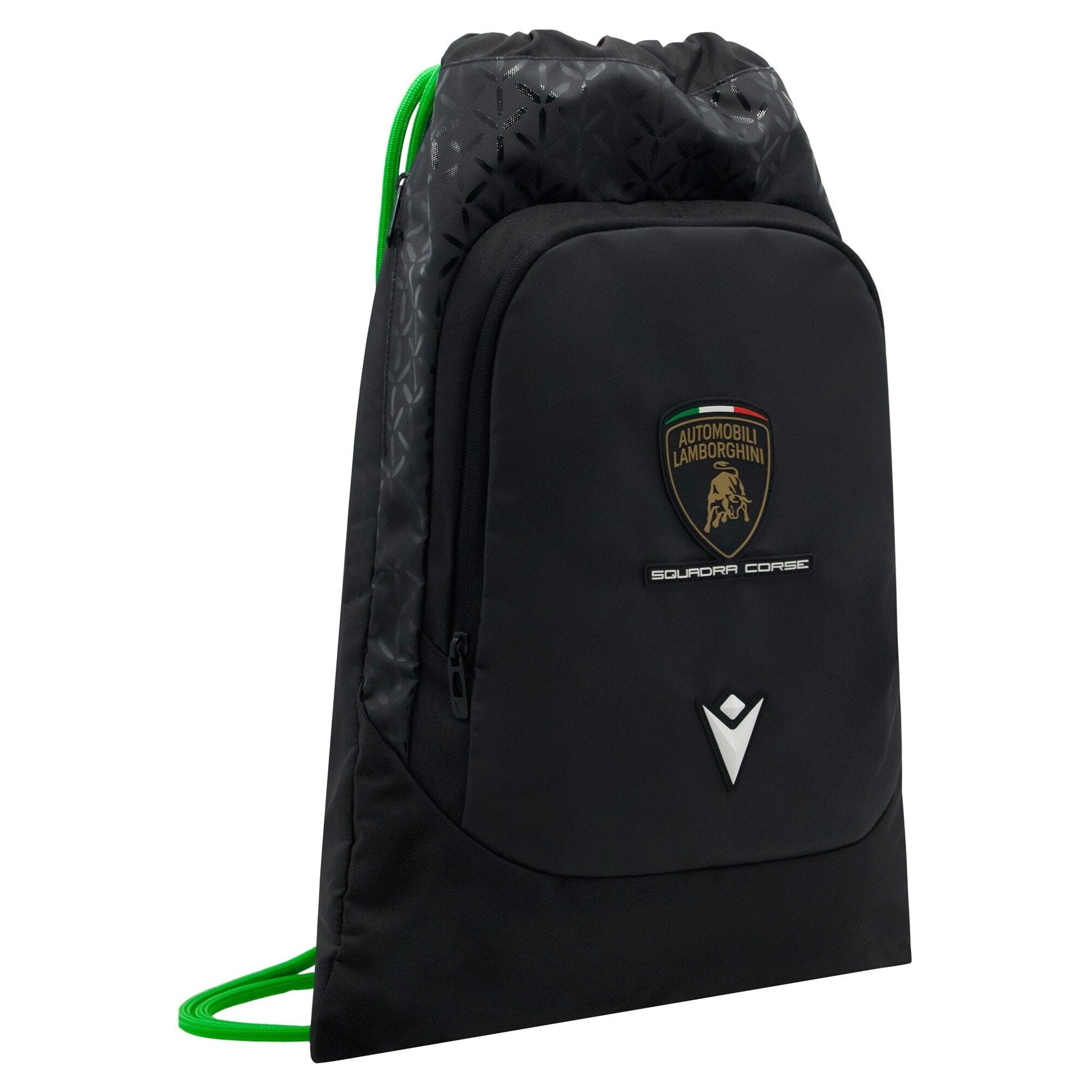 Automobili Lamborghini Squadra Corse Pullbag - Black/Green Bags Automobili Lamborghini 