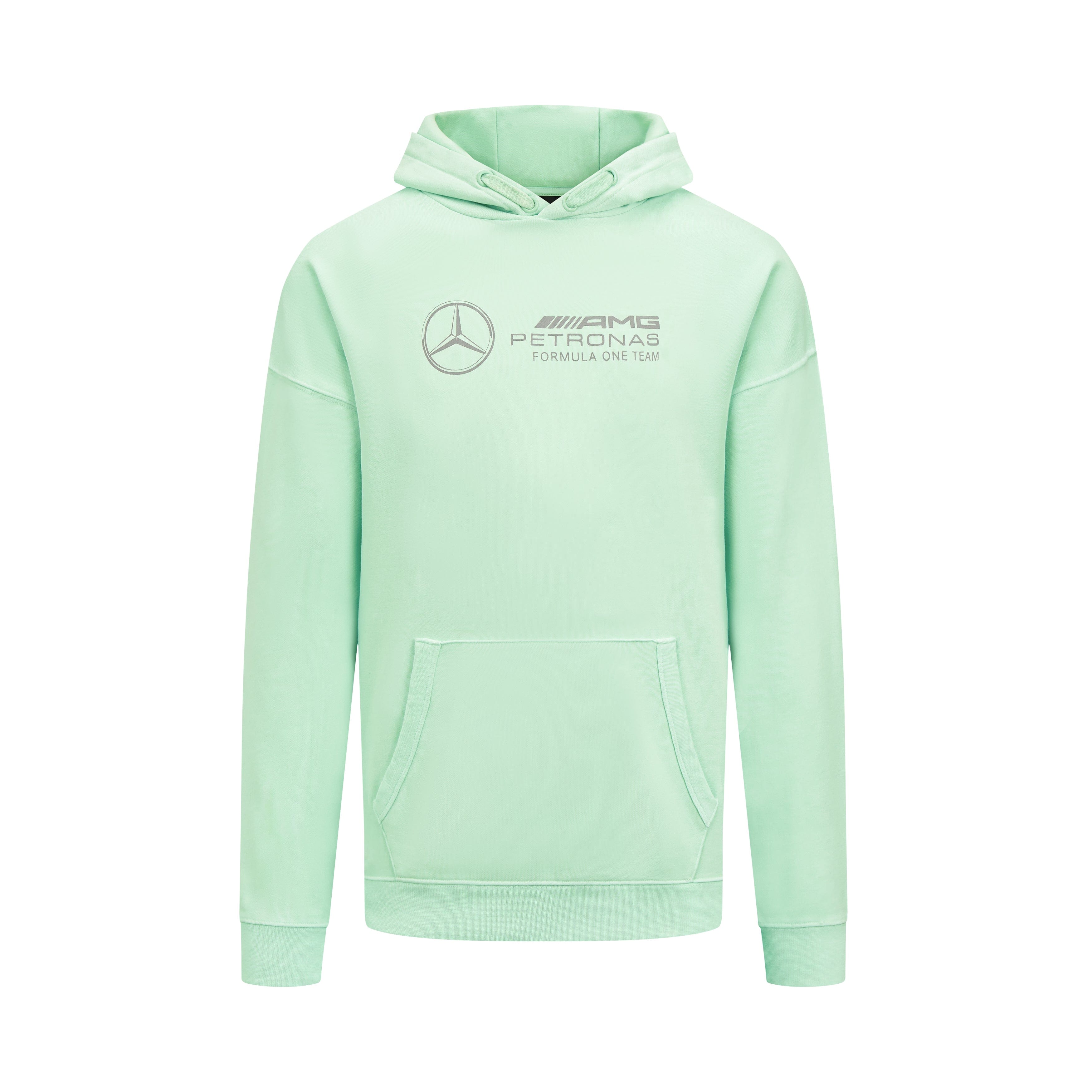 Mercedes AMG Petronas F1 Unisex Retro Hoodie - Mint/Lilac/Blue Hoodies Mercedes AMG Petronas XXS Green 