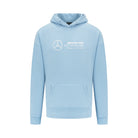 Mercedes AMG Petronas F1 Unisex Retro Hoodie - Mint/Lilac/Blue Hoodies Mercedes AMG Petronas XXS Blue 