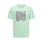 Mercedes AMG Petronas F1 Men's Retro T-Shirt - Mint/Lilac/Blue T-shirts Mercedes AMG Petronas XXS Green 