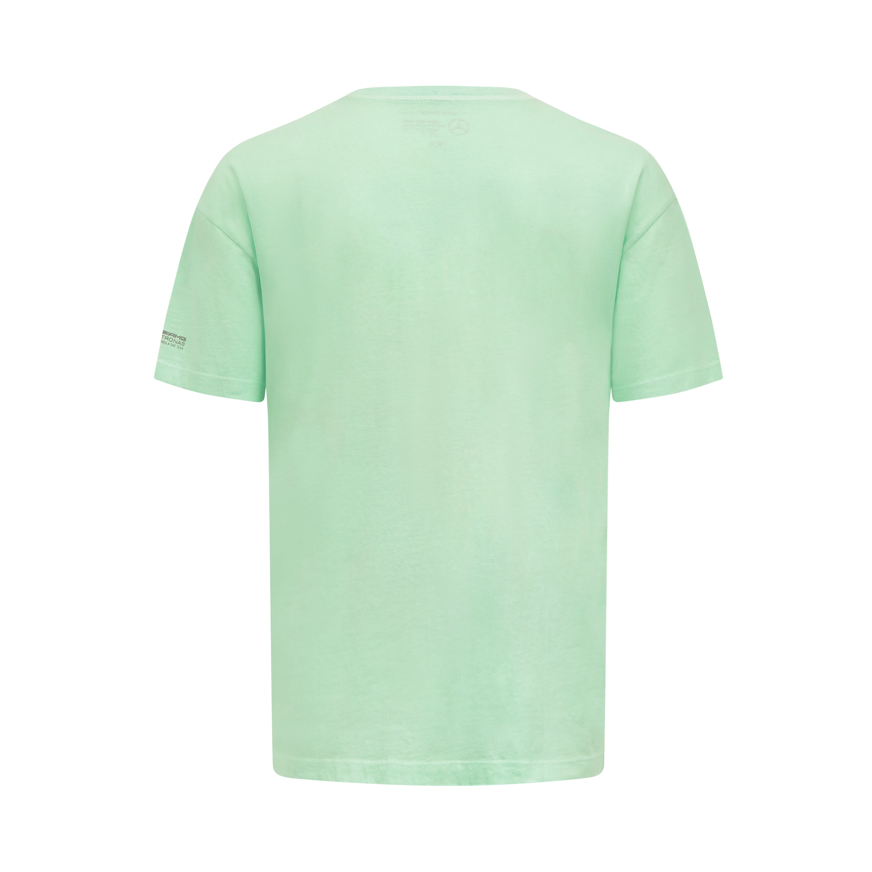 Mercedes AMG Petronas F1 Men's Retro T-Shirt - Mint/Lilac/Blue T-shirts Mercedes AMG Petronas 