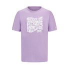 Mercedes AMG Petronas F1 Men's Retro T-Shirt - Mint/Lilac/Blue T-shirts Mercedes AMG Petronas XXS Purple 