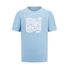 Mercedes AMG Petronas F1 Men's Retro T-Shirt - Mint/Lilac/Blue T-shirts Mercedes AMG Petronas XXS Blue 