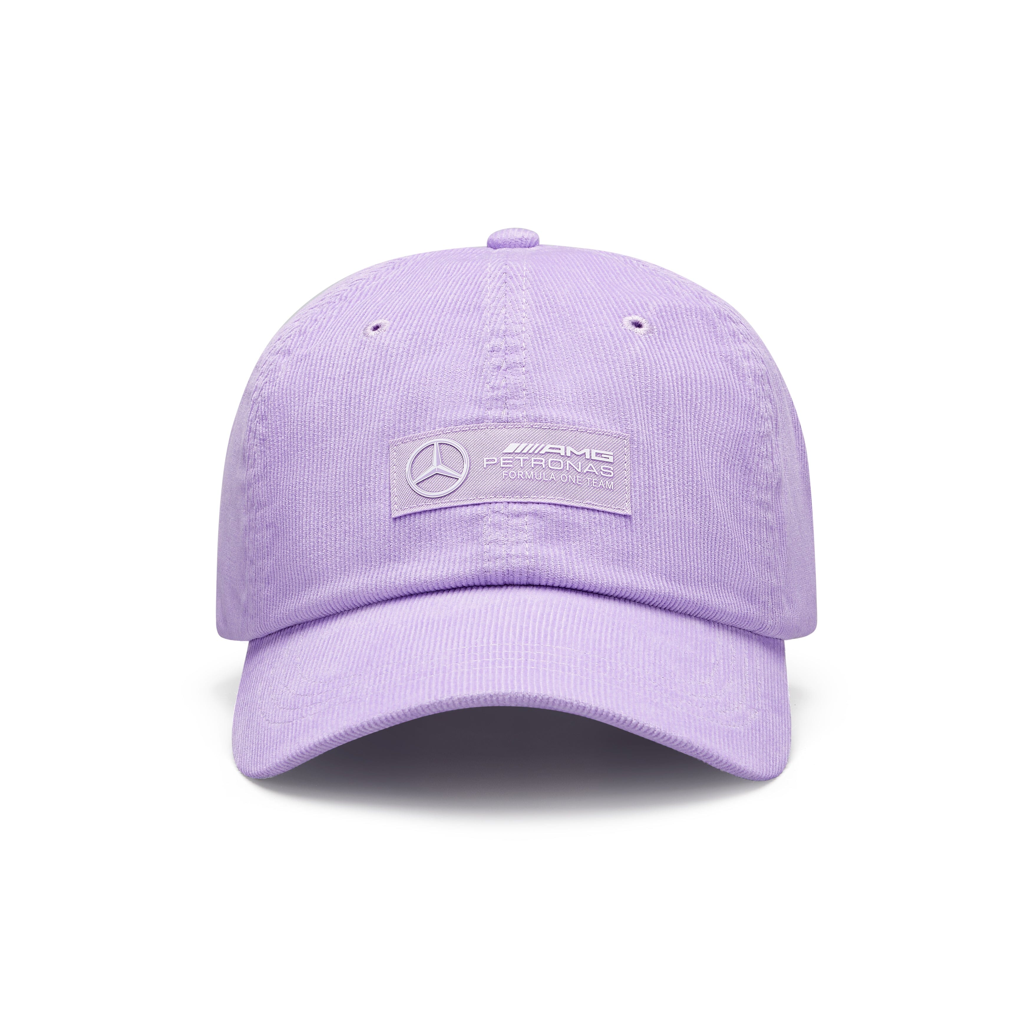 Mercedes AMG Petronas F1 Retro Cord Dad Baseball Hat - Mint/Lilac/Blue Hats Mercedes AMG Petronas 
