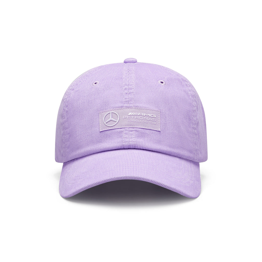 Mercedes AMG Petronas F1 Retro Cord Dad Baseball Hat - Mint/Lilac/Blue Hats Mercedes AMG Petronas 