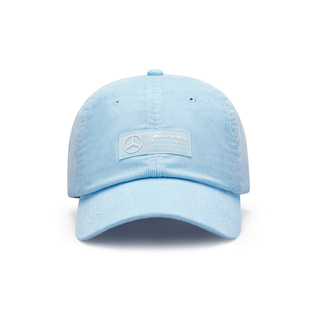 Mercedes AMG Petronas F1 Retro Cord Dad Baseball Hat - Mint/Lilac/Blue Hats Mercedes AMG Petronas 