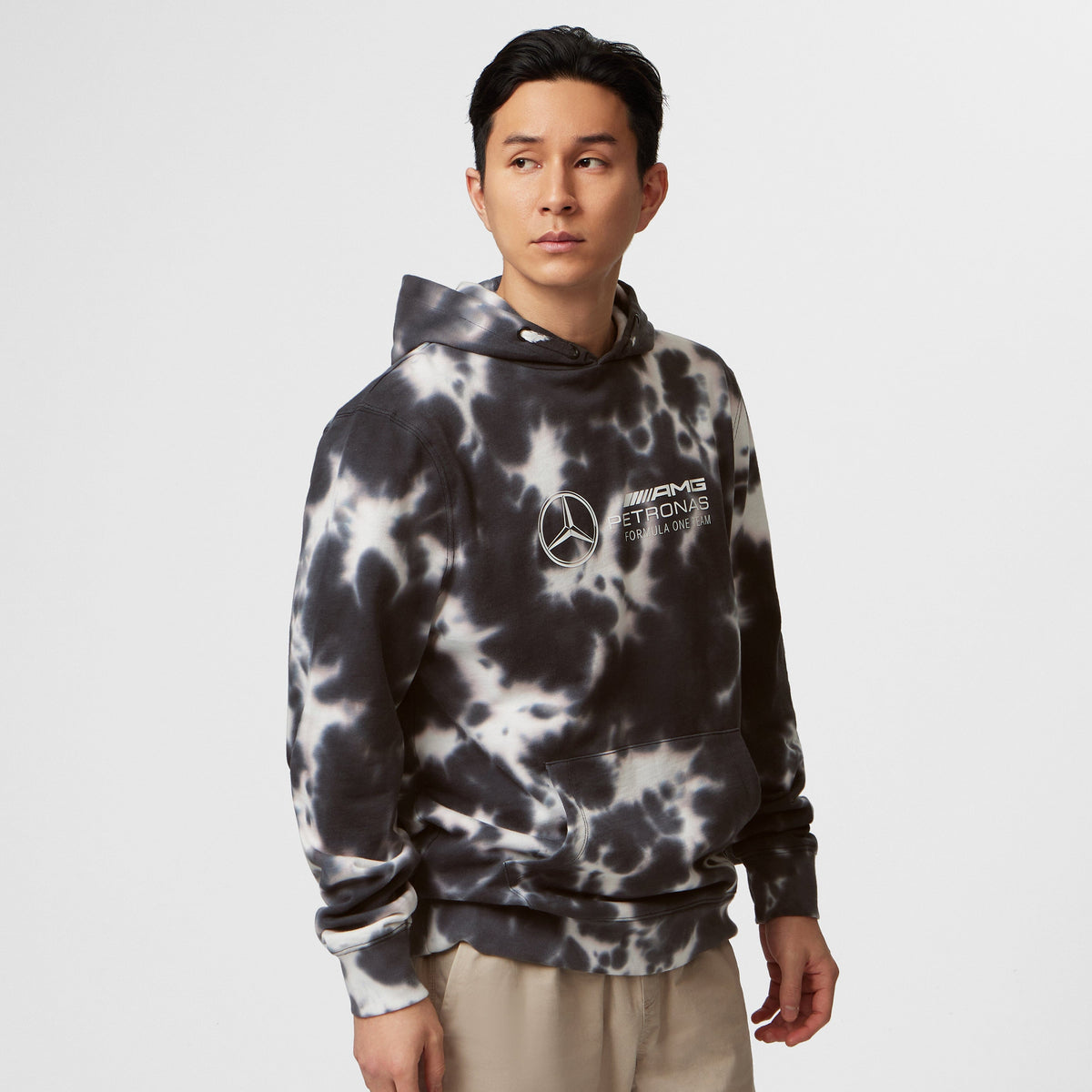 Mercedes AMG Petronas F1 Unisex Tie-Dye Hoodie Hoodies Mercedes AMG Petronas 