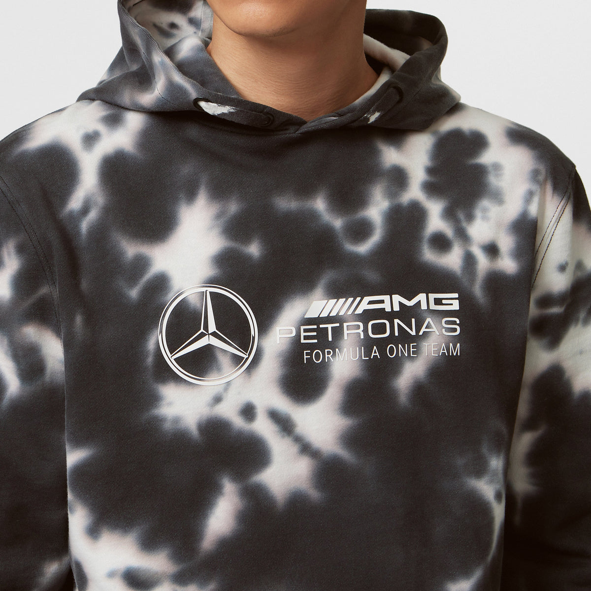 Mercedes AMG Petronas F1 Unisex Tie-Dye Hoodie Hoodies Mercedes AMG Petronas 