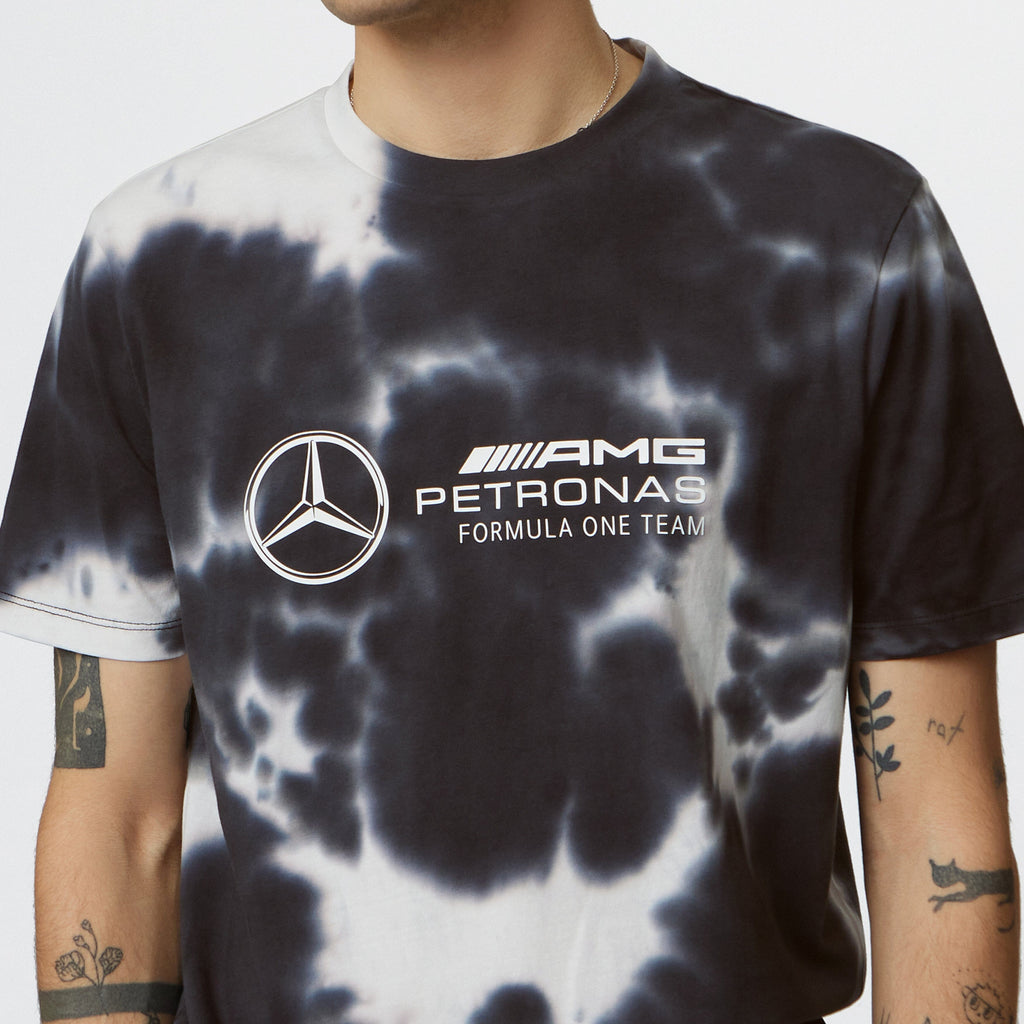 Mercedes AMG Petronas F1 Men's Tie-Dye T-Shirt T-shirts Mercedes AMG Petronas 