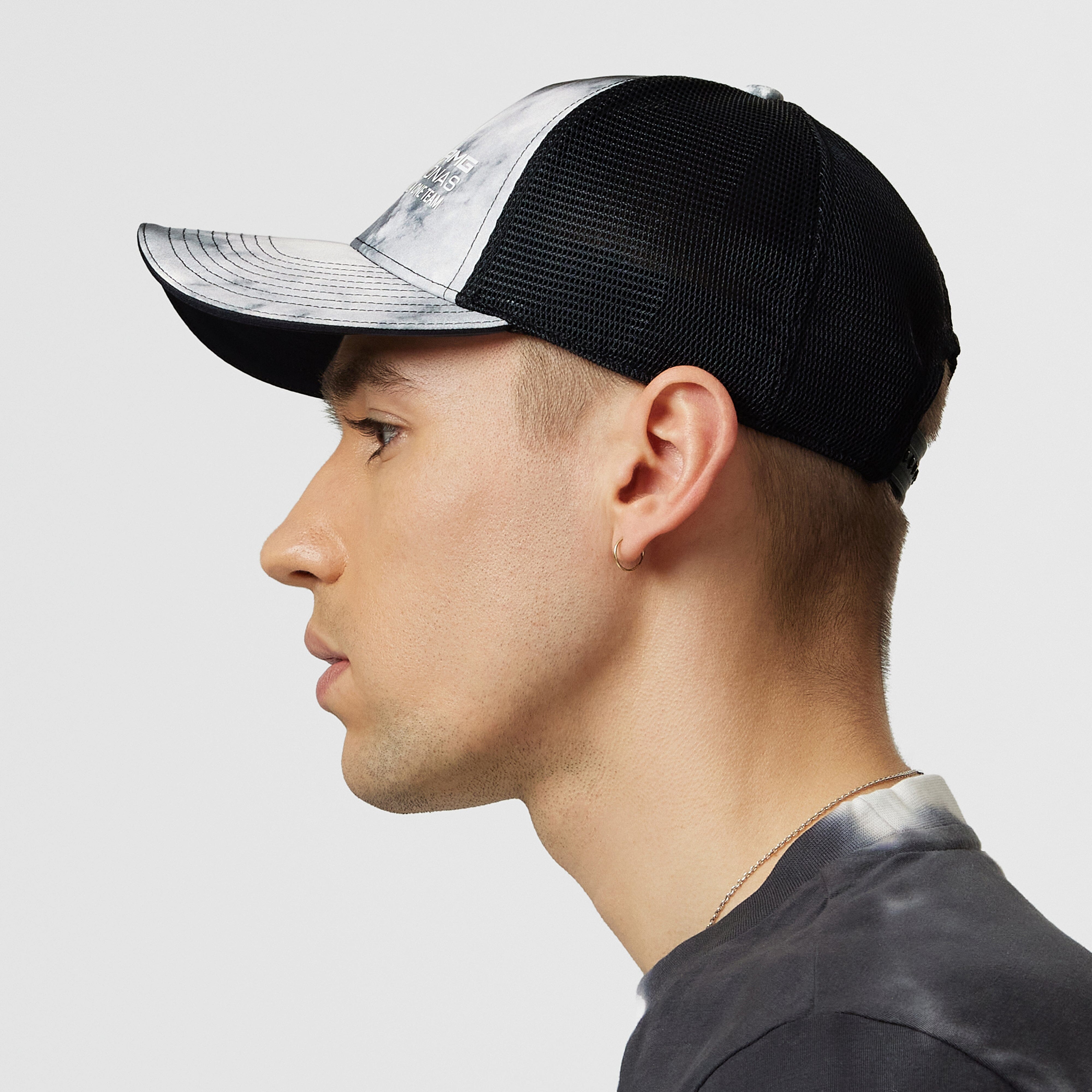 Mercedes AMG Petronas F1 Tie-Dye Trucker Hat Hats Mercedes AMG Petronas 