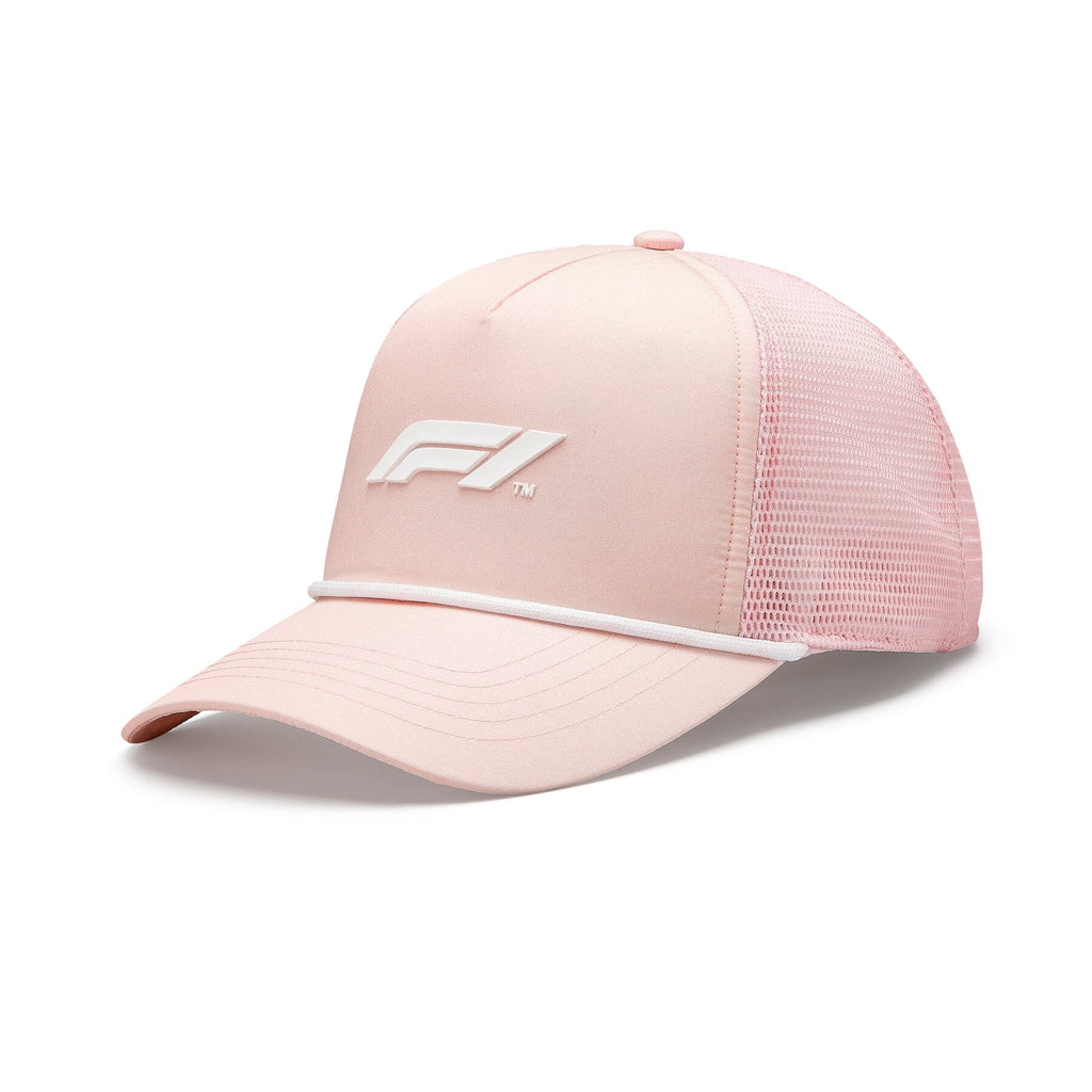 Formula 1 Tech Pastel Trucker Hat- Pink/Blue/Purple Hats Formula 1 Pink 