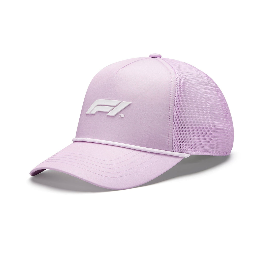 Formula 1 Tech Pastel Trucker Hat- Pink/Blue/Purple Hats Formula 1 Purple 