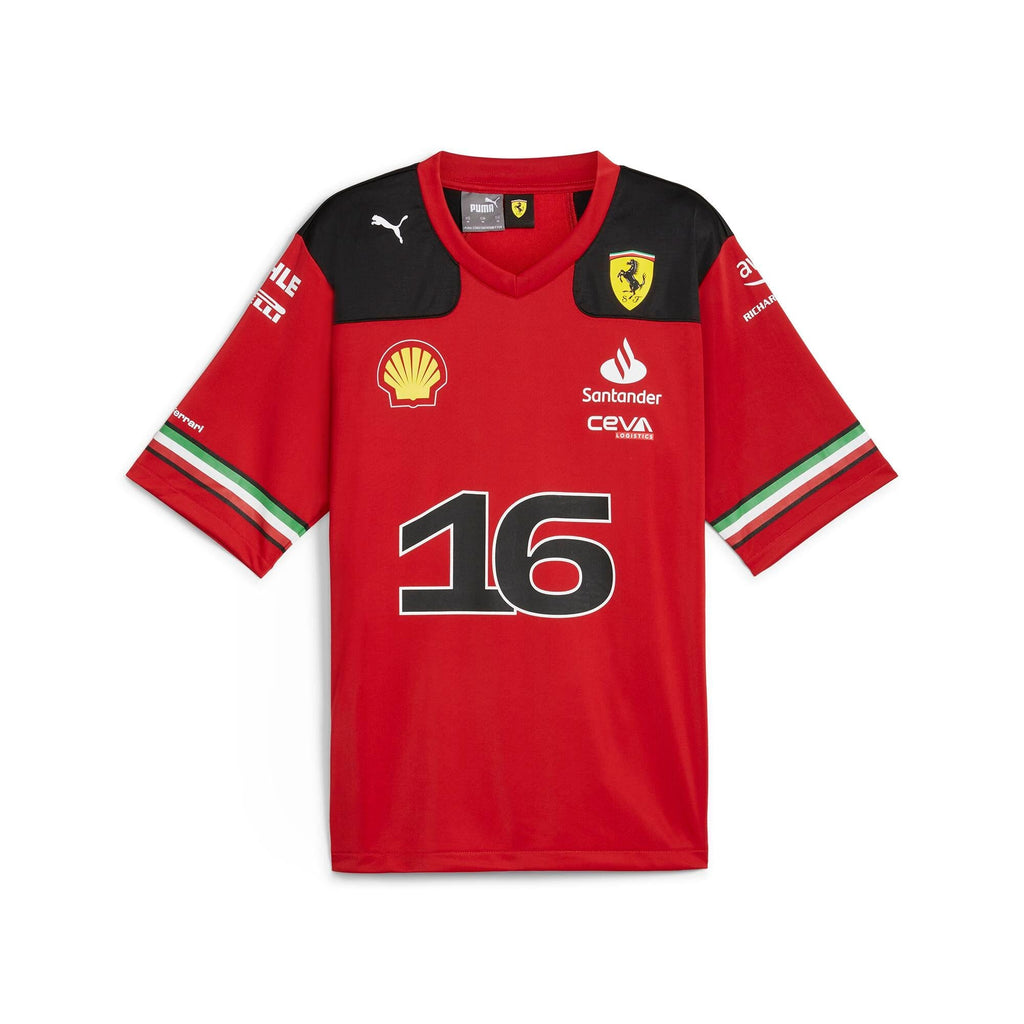 Scuderia Ferrari F1 Men's 2023 Team Football Jersey - Red Jersey Scuderia Ferrari XS Charles Leclerc 