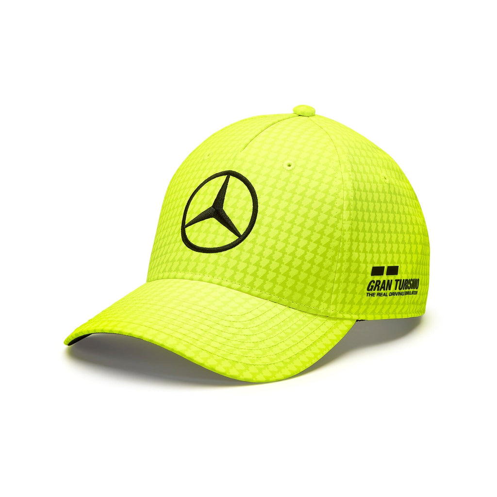 Mercedes AMG Petronas F1 2023 Special Edition Kids Lewis Hamilton Canada GP Hat- Youth Yellow Hats Mercedes AMG Petronas 