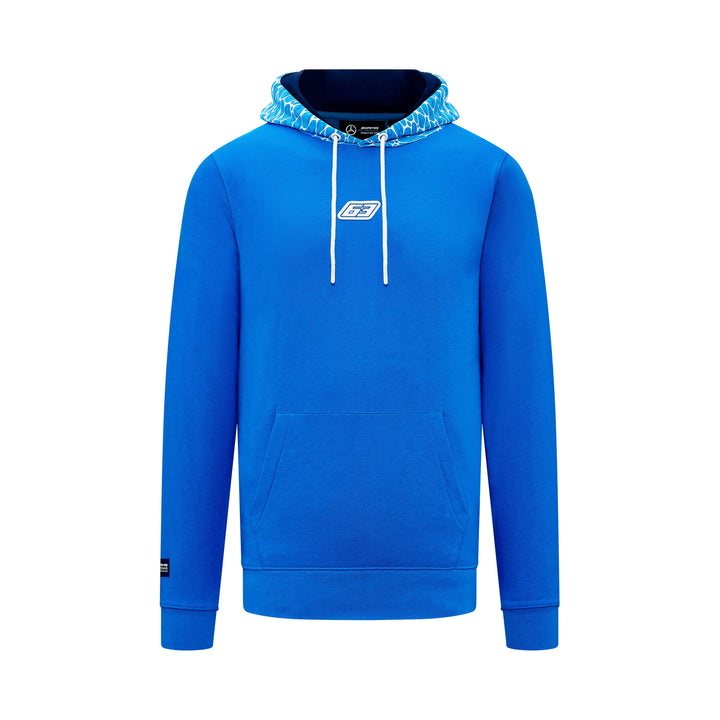 Mercedes Benz F1 Special Edition George Russell 2023 "No Diving" Miami GP Hoodie-Blue Hoodies Mercedes AMG Petronas 