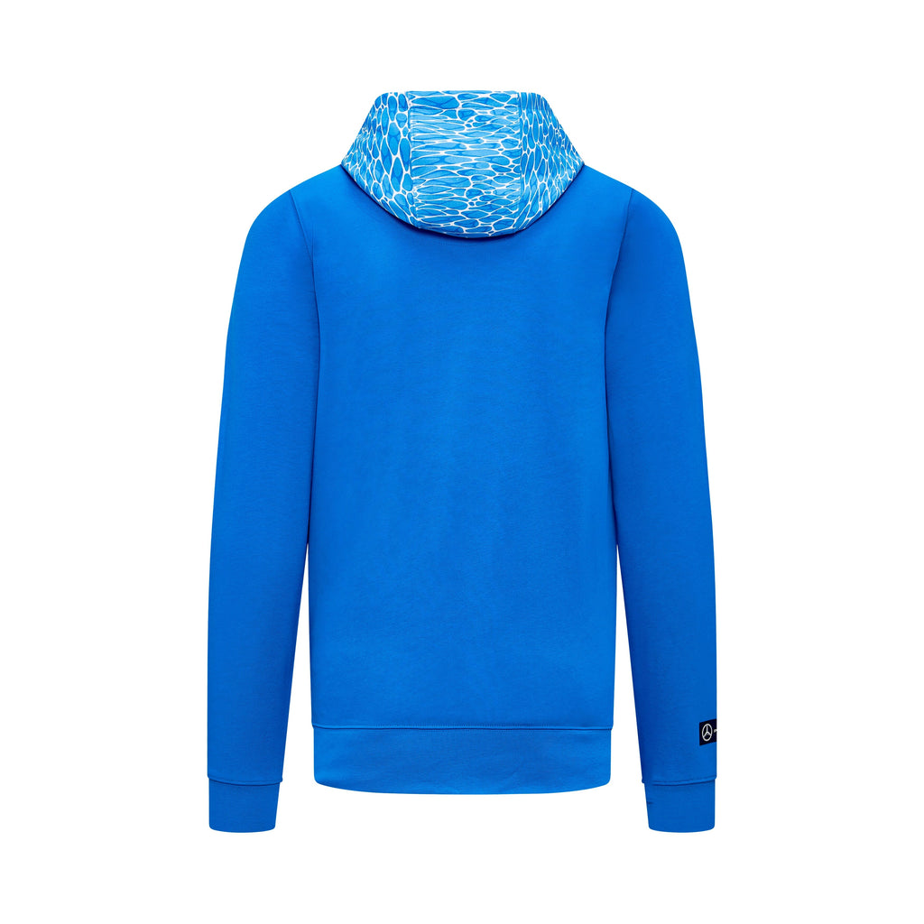 Mercedes Benz F1 Special Edition George Russell 2023 "No Diving" Miami GP Hoodie-Blue Hoodies Mercedes AMG Petronas 