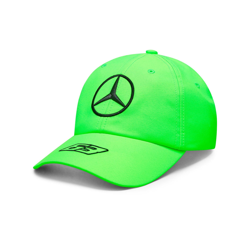 Mercedes AMG Petronas F1 2023 George Russell Special Edition British GP Dad Baseball Hat - Green Hats Mercedes AMG Petronas 