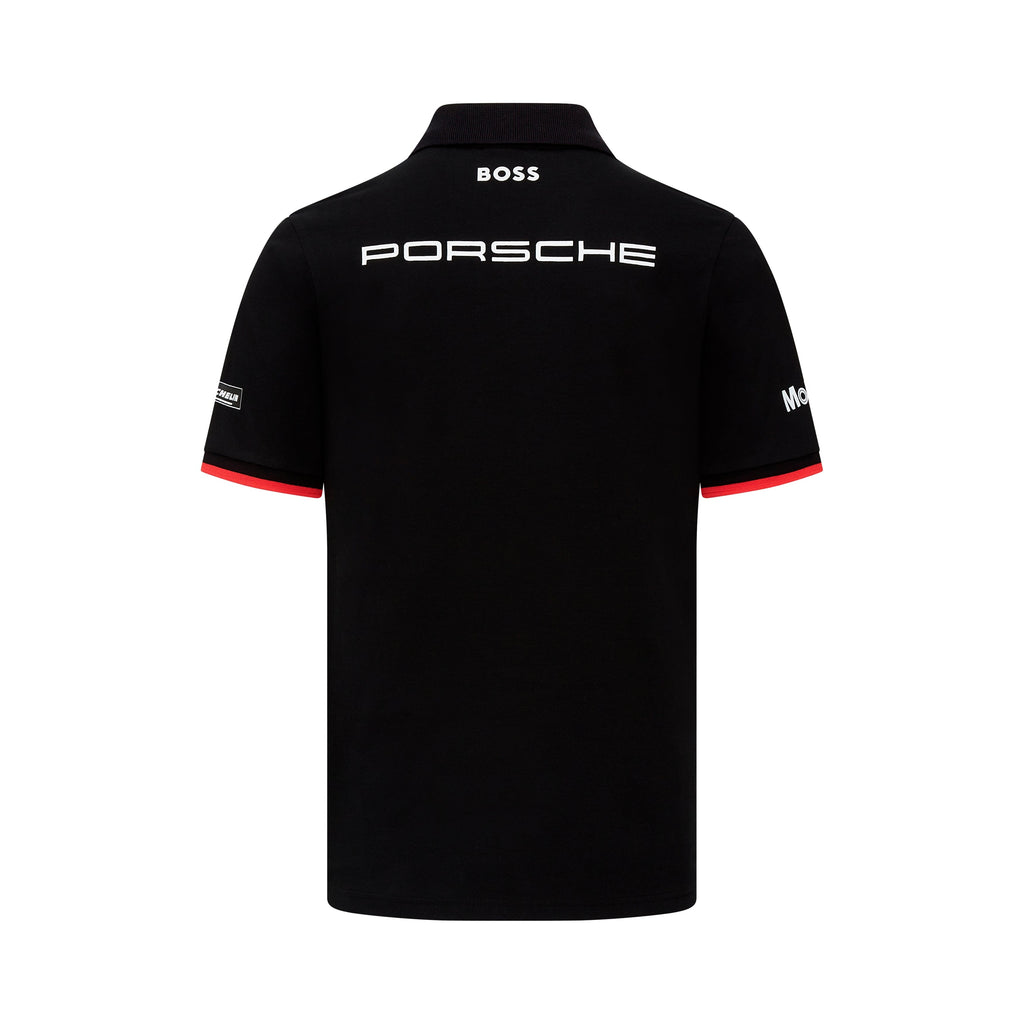 Porsche Motorsport Men's Team Polo Shirt - White/Black Polos Porsche 