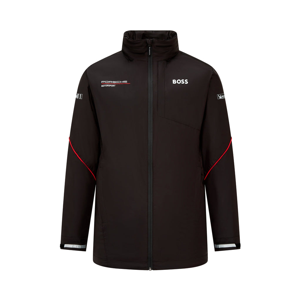 Porsche Motorsports Team Rain Jacket - Black Jackets Porsche 