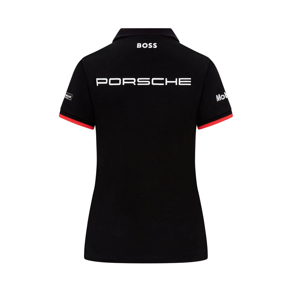 Porsche Motorsport Women's Team Polo Shirt - White/Black Polos Porsche 
