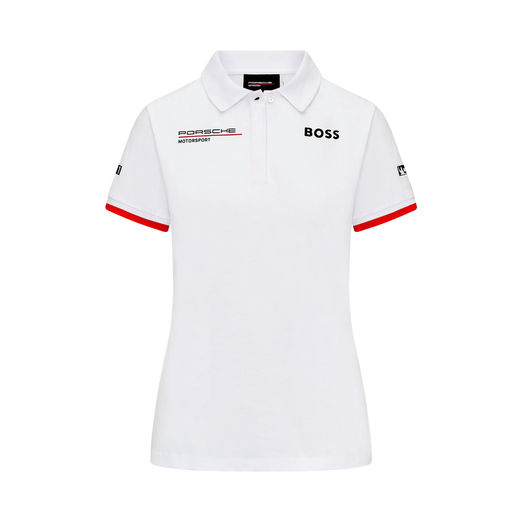 Porsche Motorsport Women's Team Polo Shirt - White Polos Porsche 