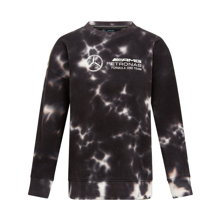 Mercedes AMG Petronas F1 Women's Tie-Dye Crew Sweatshirt Sweatshirt Mercedes AMG Petronas 