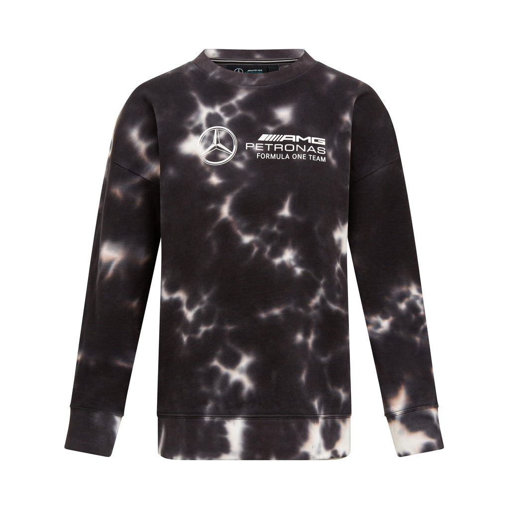 Mercedes AMG Petronas F1 Women's Tie-Dye Crew Sweatshirt Sweatshirt Mercedes AMG Petronas 