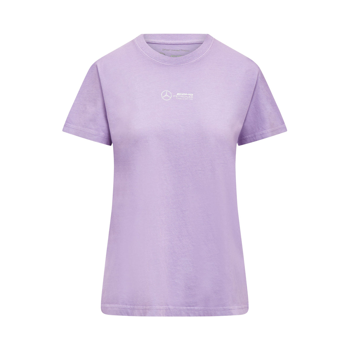 Mercedes AMG Petronas F1 Women's Retro T-Shirt - Mint/Lilac/Blue T-shirts Mercedes AMG Petronas XXS Purple 
