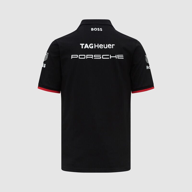 Porsche Formula E Team Polo Shirt - Black Polos Porsche Formula E 