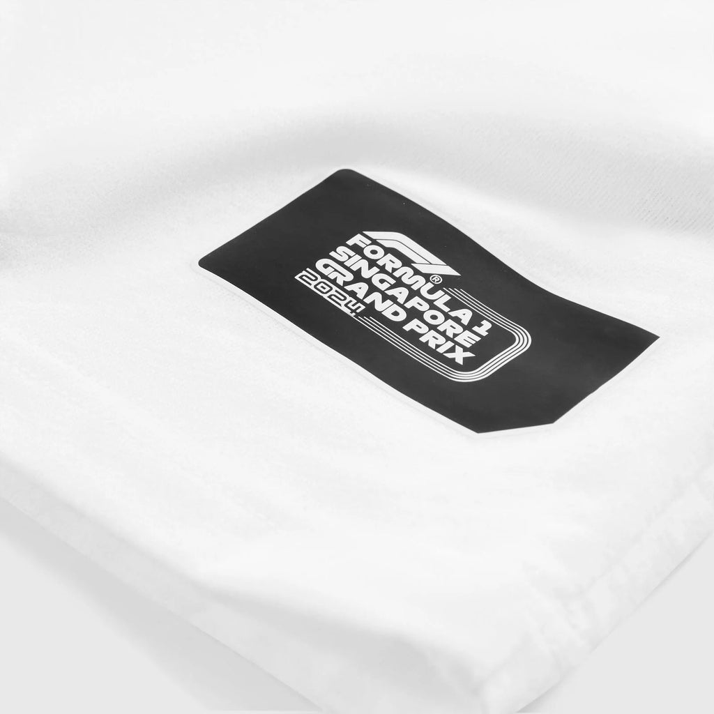 Formula 1 Tech Collection F1 Singapore GP Men's Graphic T-Shirt- White T-shirts Formula 1 