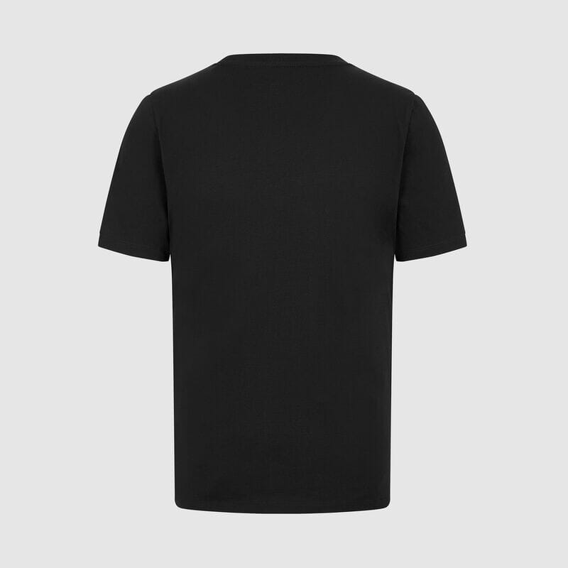 Mercedes Benz AMG Petronas F1 Men's Small Logo T-Shirt - Black/White T-shirts Mercedes AMG Petronas 