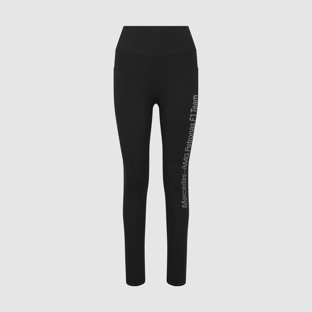 Mercedes AMG Petronas F1 Women's Leggings - Black Pants Mercedes AMG Petronas 