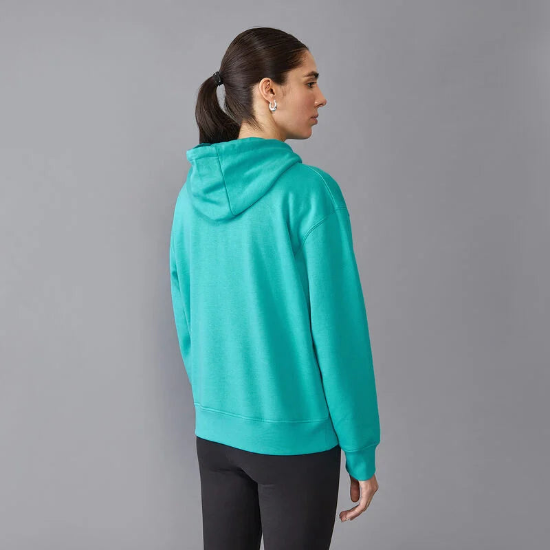 Mercedes AMG Petronas F1 Women's Oversized Logo Hoodie - Black/Green Hoodies Mercedes AMG Petronas 