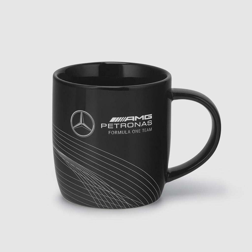 Mercedes Benz AMG Petronas F1 Logo Mug - Black Drinkware Mercedes AMG Petronas 